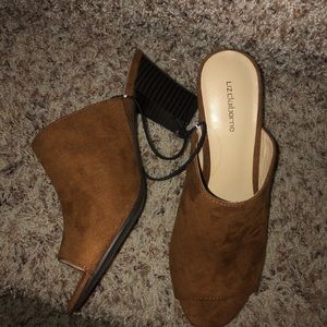 Tan Suede Heels